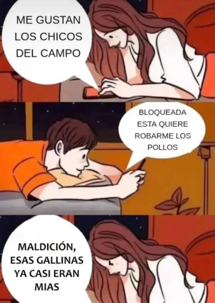 (oc)jajajajaja....se dió cuenta