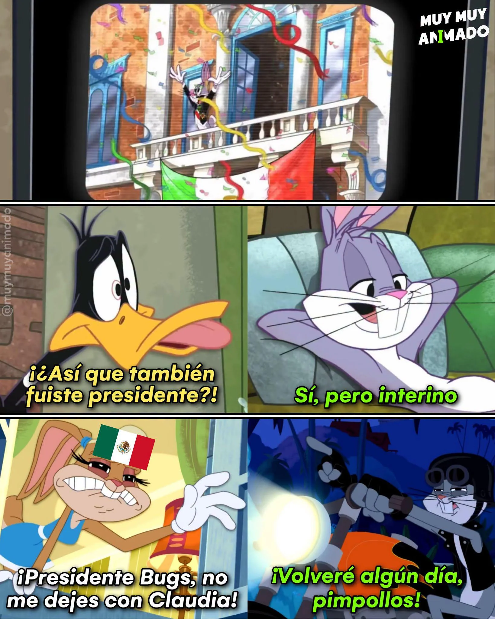 Bugs Bunny presidente de México: ¿El meme que necesitamos?