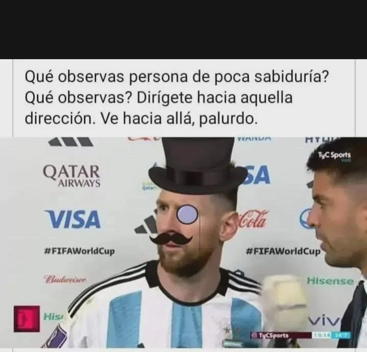 Messi caballero