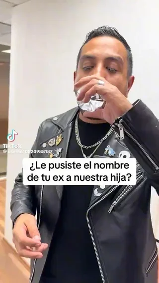 Le pusiste el nombre de tu ex a nuestra hija?