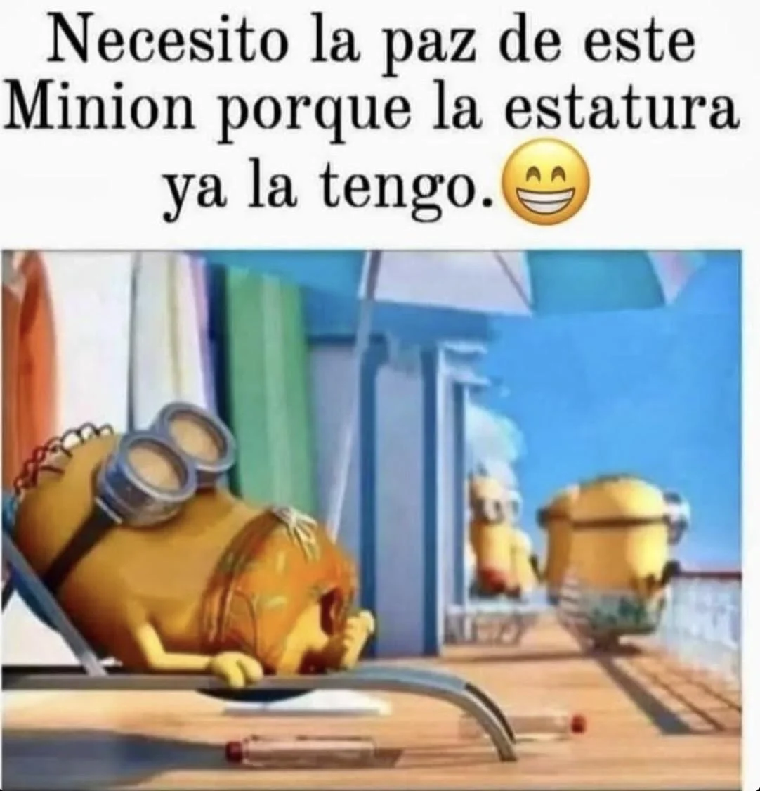 La estatura la tenemos la mayoría jajaja