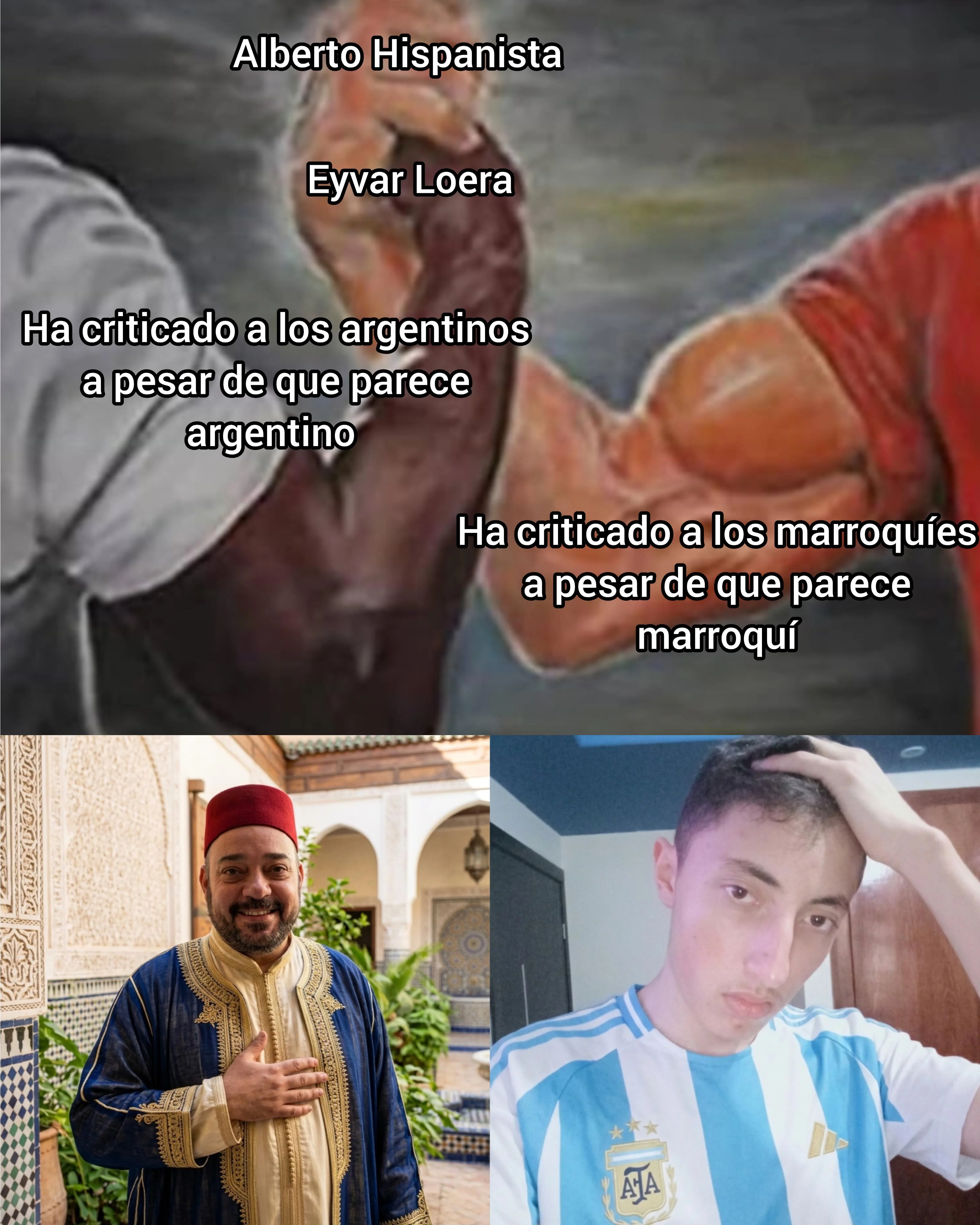 El meme de Eyvar vs. Alberto Hispanista: ¿Incongruencia viral?