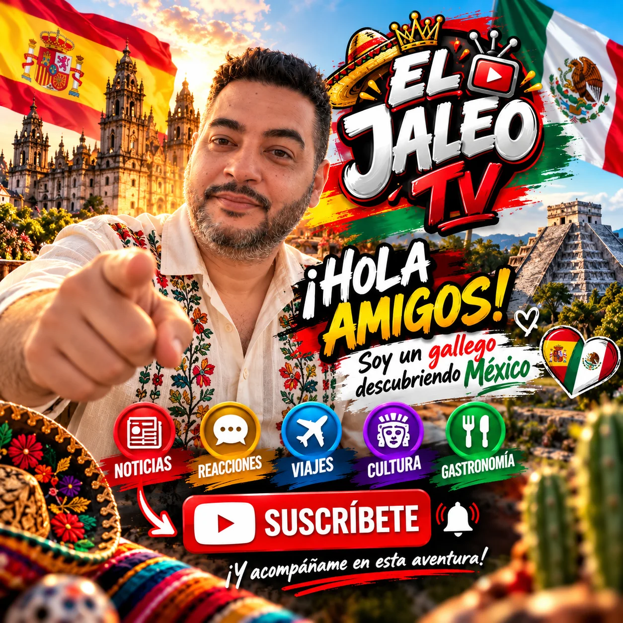 Gallego descubre México: ¡El Jaleo TV y sus memes virales!